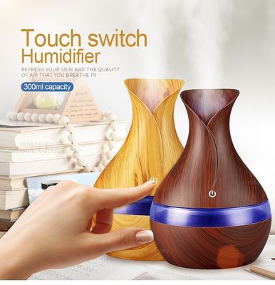 Leistung W 3 300ml 5V USB-betriebener Ultraschall-Holzkornbefeuchter zur Befeuchtung und Duftung