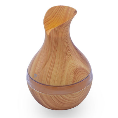 Kompakter 300 ml Holzblumenvase Ultraschallbefeuchter Diffusor für Zuhause