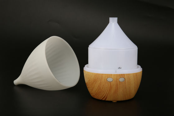 Ultraschallbefeuchter 2022 Desktop 5V Portable USB Holzkorn ätherisches Öl Diffuser 160ml mit LED-Licht
