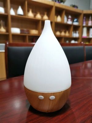 Ultraschallbefeuchter 2022 Desktop 5V Portable USB Holzkorn ätherisches Öl Diffuser 160ml mit LED-Licht