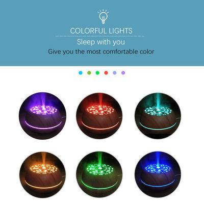 550 ml elektrischer ätherischer Öl Aroma Diffuser mit Fernbedienung und Bluetooth-Lautsprecher