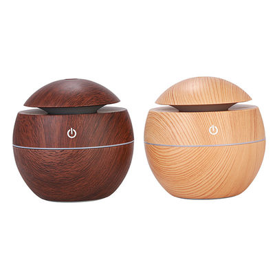 Andere Funktionen Portable Mini Ultraschall USB 130ML Holzkornbefeuchter mit LED-Licht