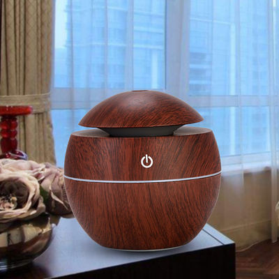 Andere Funktionen Portable Mini Ultraschall USB 130ML Holzkornbefeuchter mit LED-Licht