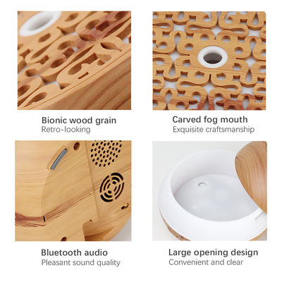 2023 Bluetooth-Musik-Player Hochkapazitäts-elektrischer Aroma-Diffusor für Heimduft