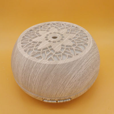 500 ml Wohnholz und Glas ätherisches Öl Aroma Diffuser mit Fernbedienung und RGB LED-Licht