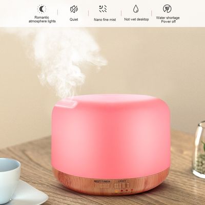 12W Portable Kleingröße 300ml Holzkorn Ultraschallluftbefeuchter Aroma Diffuser