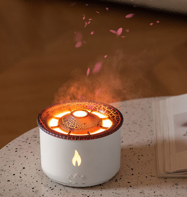 Wohnungsbau und Befeuchtung mit 3D-Flamme-Essentialöl-Vulkan-Feuerdiffuser