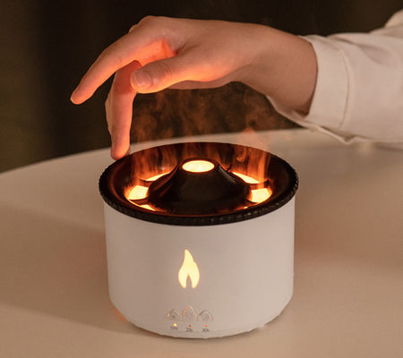 Wohnungsbau und Befeuchtung mit 3D-Flamme-Essentialöl-Vulkan-Feuerdiffuser