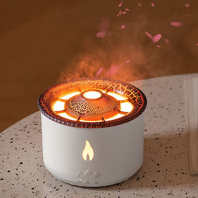 Flammen-LED-Licht 350ml Vulkanfeuchtiger mit Stil Flammen-Aromadiffuser und Nachtlampe