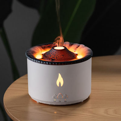 Flammen-LED-Licht 350ml Vulkanfeuchtiger mit Stil Flammen-Aromadiffuser und Nachtlampe