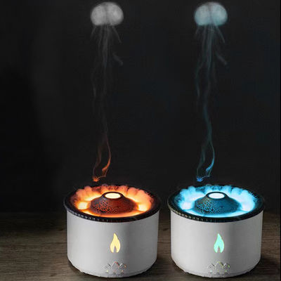 Flammen-LED-Licht 350ml Vulkanfeuchtiger mit Stil Flammen-Aromadiffuser und Nachtlampe