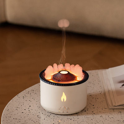 Flammen-LED-Licht 350ml Vulkanfeuchtiger mit Stil Flammen-Aromadiffuser und Nachtlampe