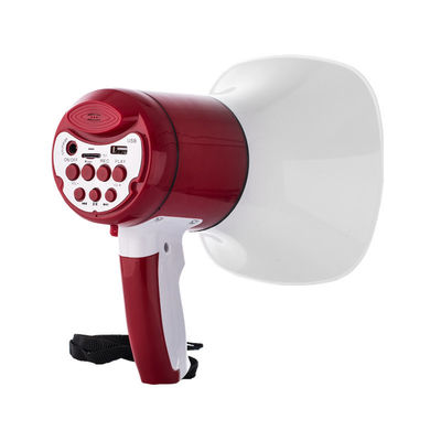 Täglich wasserdichtes Megafon 15-30 Watt wiederaufladbar mit LED-Beleuchtung und langer Akkulaufzeit