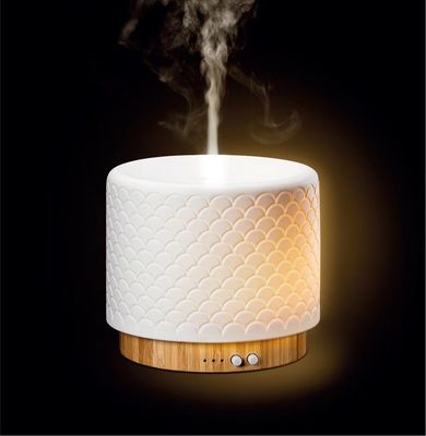 280 ml Bambus- und Keramik Ultraschall-elektronischer Diffusor für ein natürliches Aroma-Erlebnis