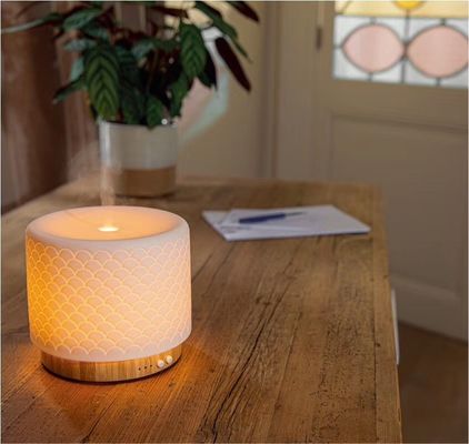 280 ml Bambus- und Keramik Ultraschall-elektronischer Diffusor für ein natürliches Aroma-Erlebnis