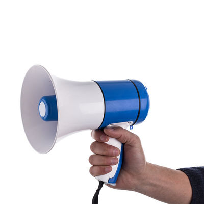 Portable Audio Player 15W Wiederaufladbares Handheld Megaphone mit Sirenen Aufnahme