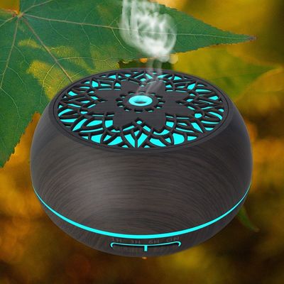 550 ml Farbwechsel Holz LED ätherische Öle Luftbefeuchter Aroma Diffuser 24 V Kapazität&gt; 200 ml