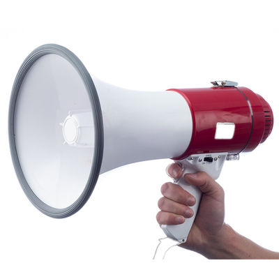 Aktiver 50 Watt tragbarer Handheld Bullhorn Megafonlautsprecher für große Gruppenkommunikation
