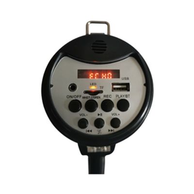 Optische Eingabe Schwarz 50W Handheld Portable Recording Megaphone für Militärübungen